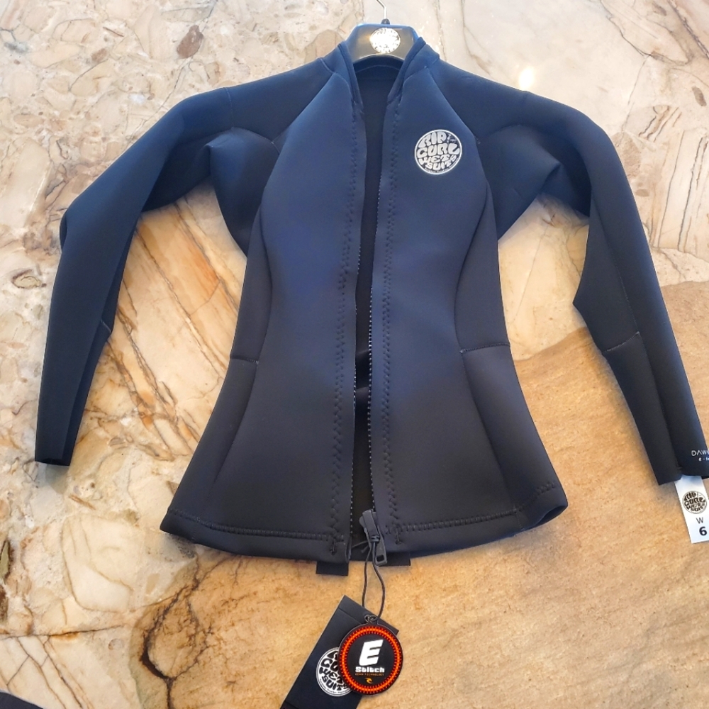 Rip Curl wetsuit front zip jacket